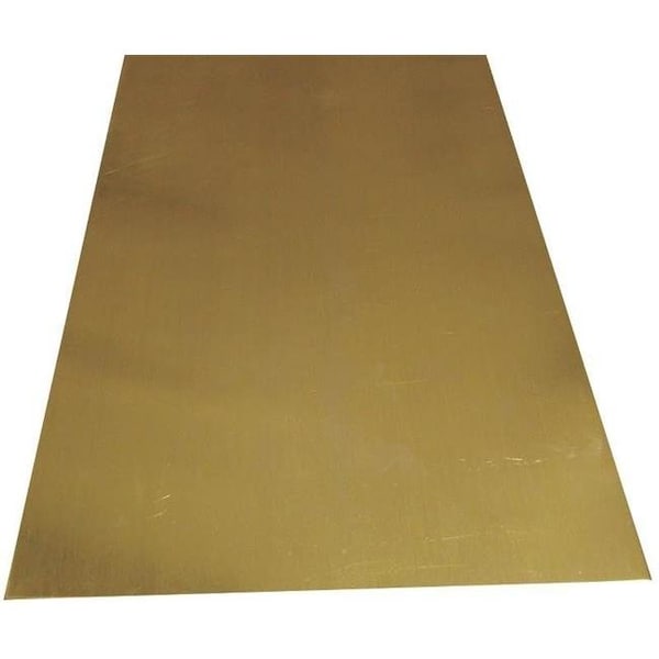 Dendesigns 0.005 x 4 x 10 in. Brass Sheet Metal DE573105 - main